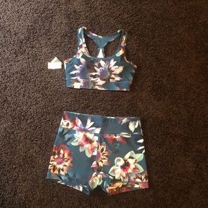 Sports bra/short set